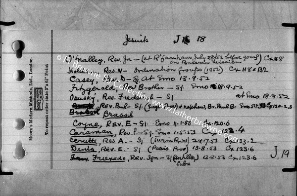 FR BROWNES INDEX